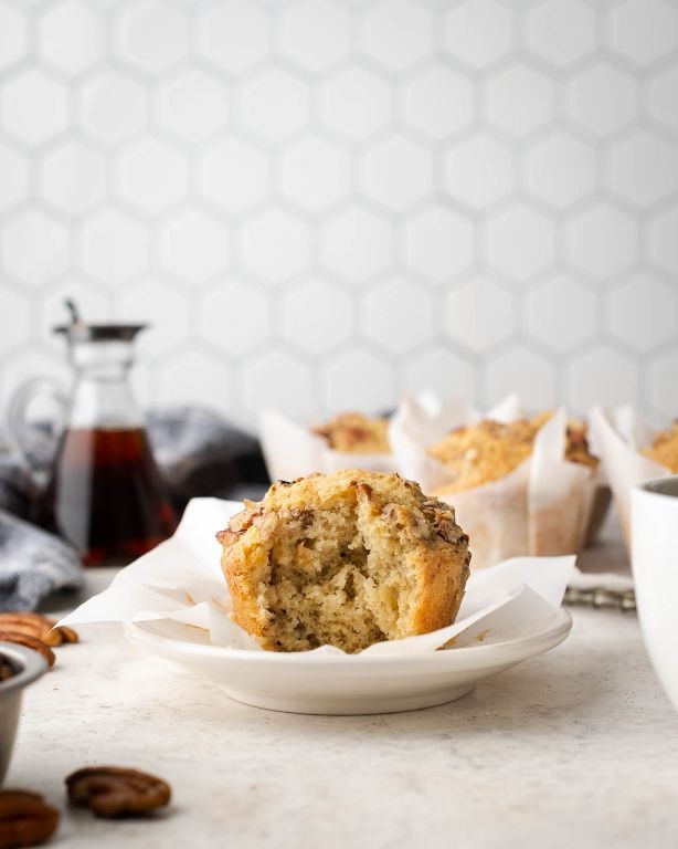 Maple Pecan Gluten Free Muffins