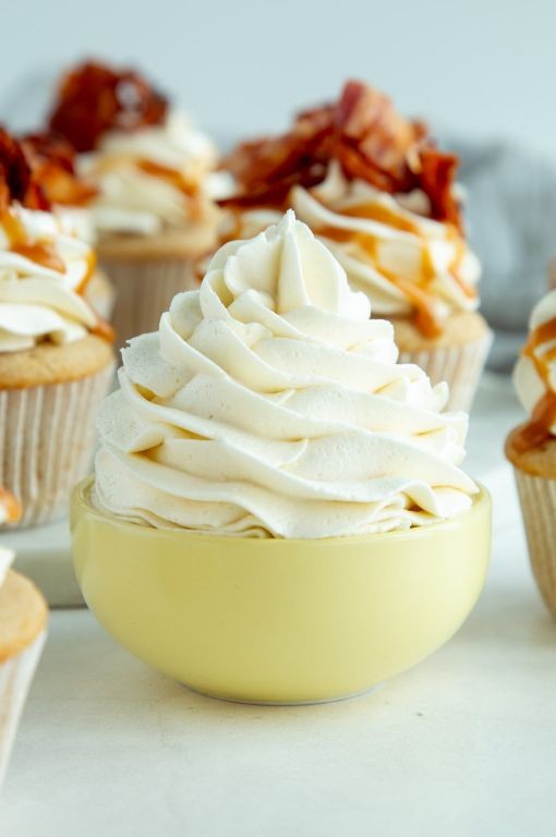 Maple Whipped Buttercream Frosting