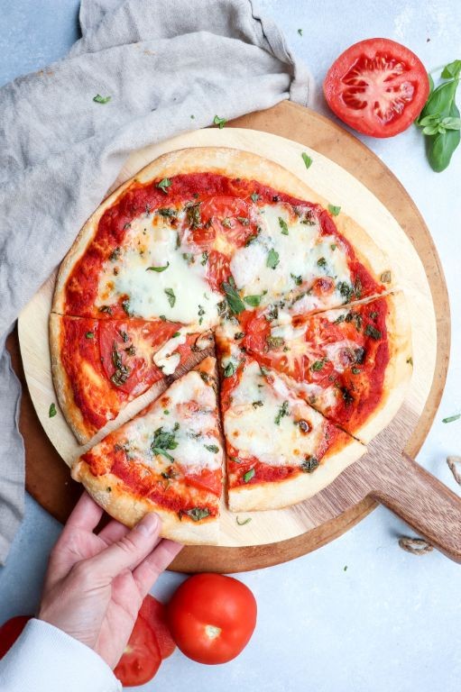 Margherita Pizza with Basil