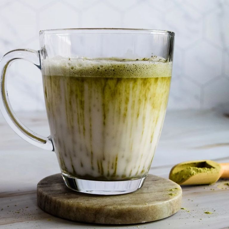 Matcha Almond Milk Latte