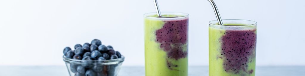 Matcha Blueberry Smoothie