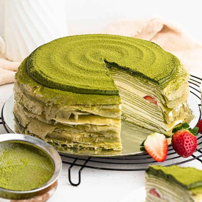 Matcha Crepe Cake