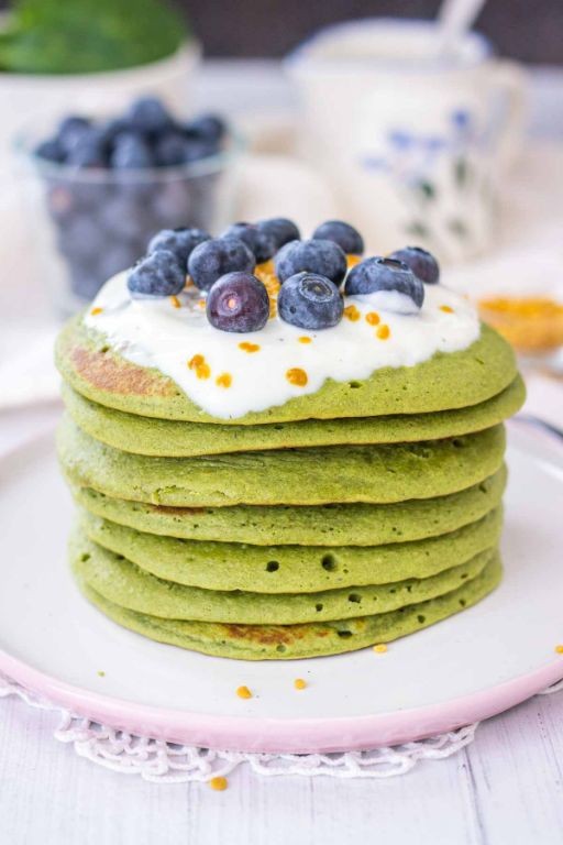 Matcha Green Tea Bisquick Pancakes
