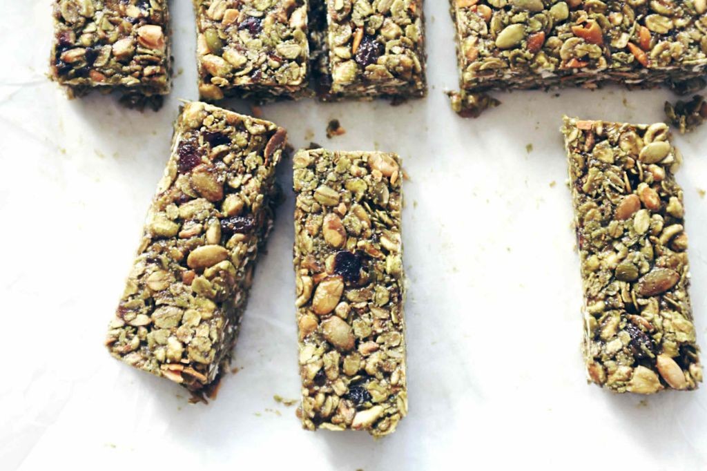 Matcha Green Tea Cereal Bars
