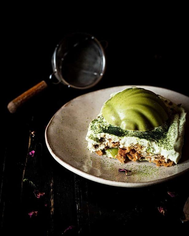 Matcha Green Tea Easter Trifle