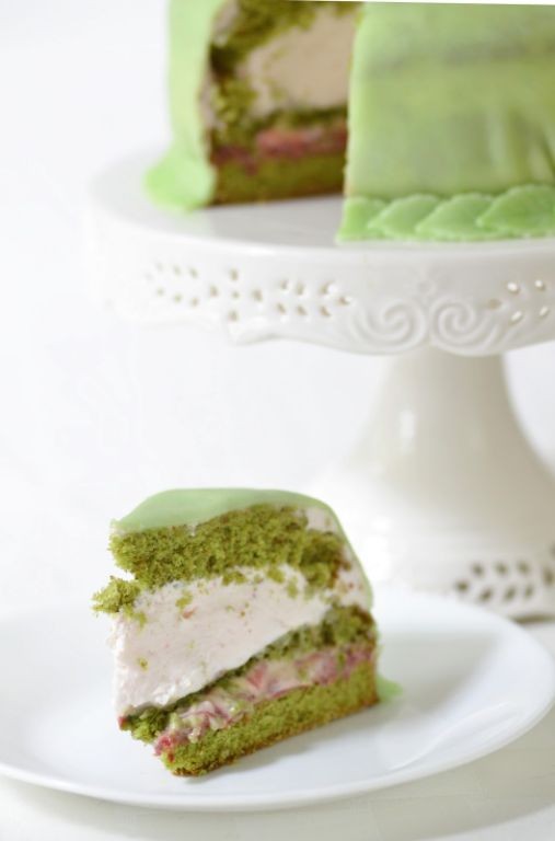 Matcha Green Tea Princess Cake