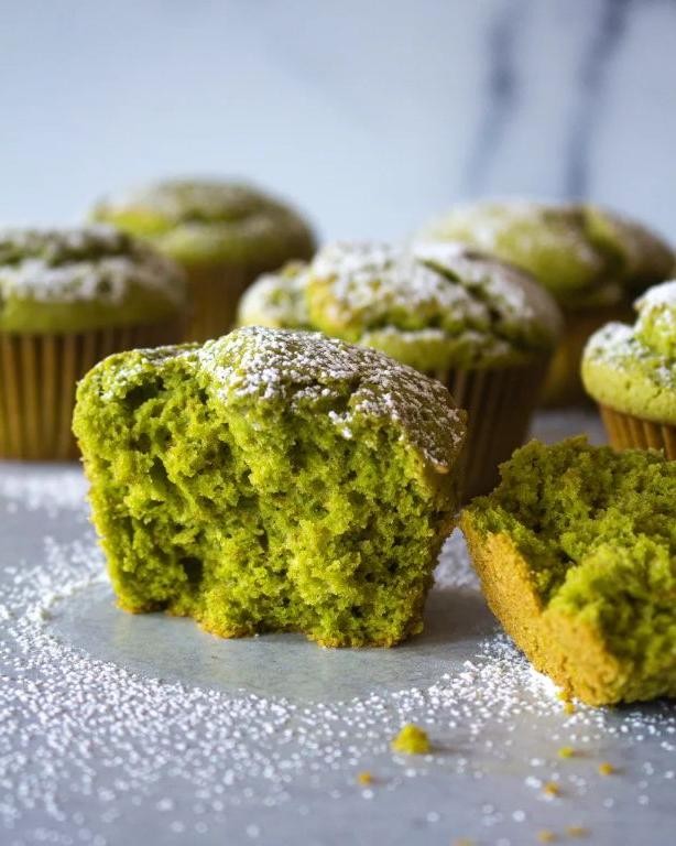Matcha Green Tea Vegan Muffins
