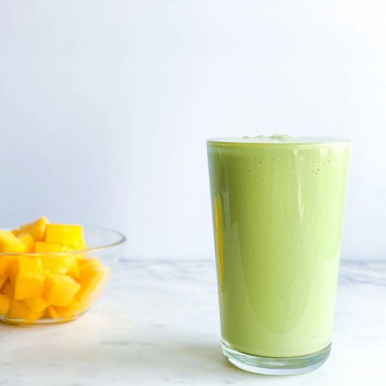 Matcha Mango Lassi for a Green Twist