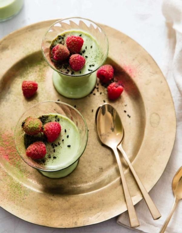 Matcha Panna Cotta