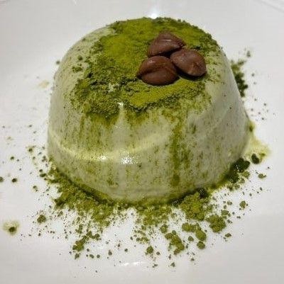 Matcha Silken Tofu Pudding