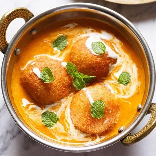 Mattar Paneer Kofta in Rich Gravy