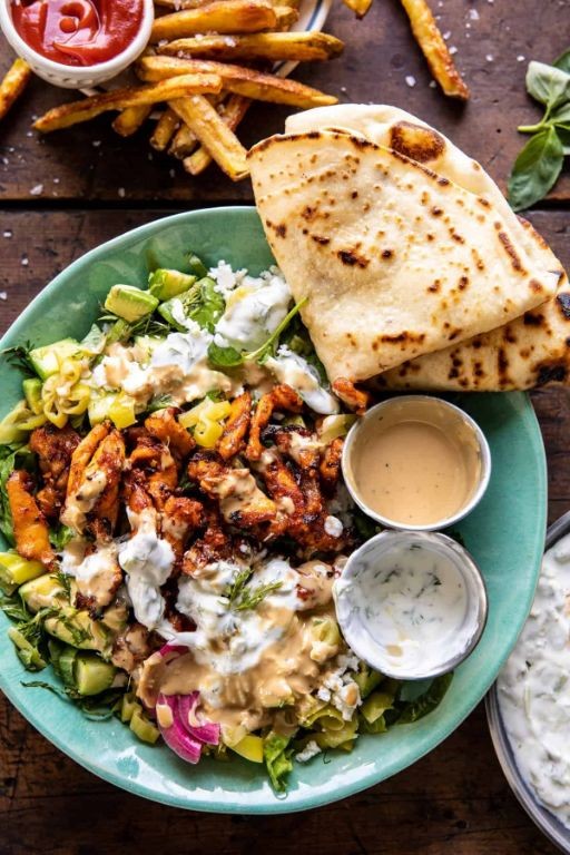 Mediterranean Baked Chicken Breast with Tzatziki Sauce