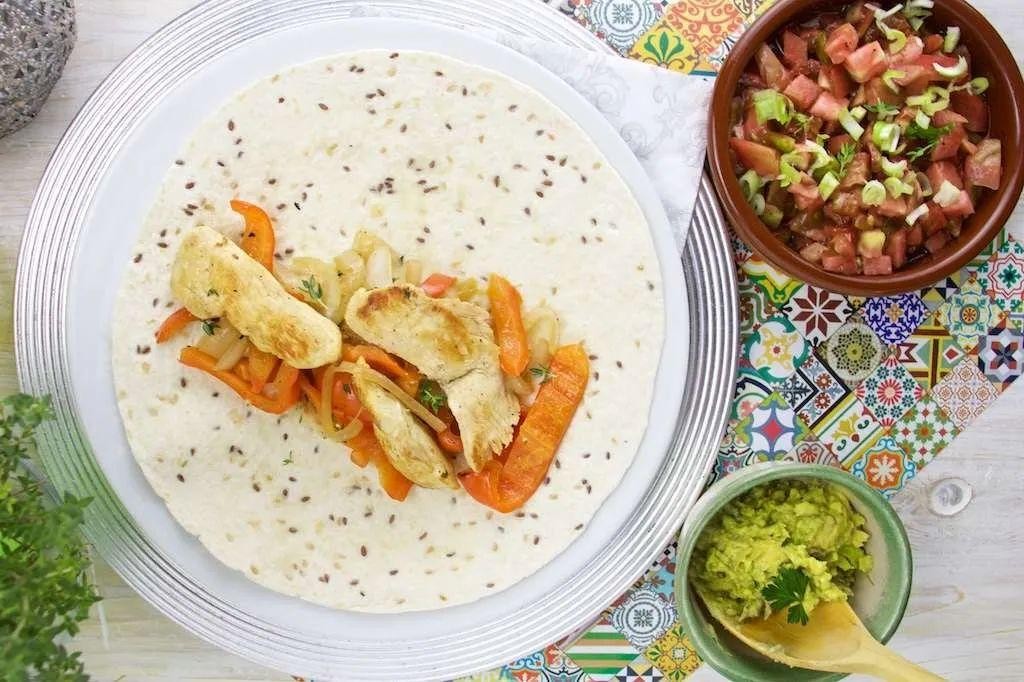 Mediterranean Chicken Fajitas