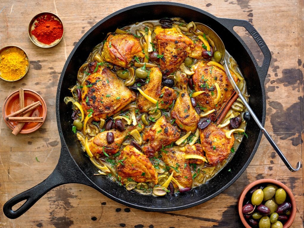 Mediterranean Chicken and Olive Tagine