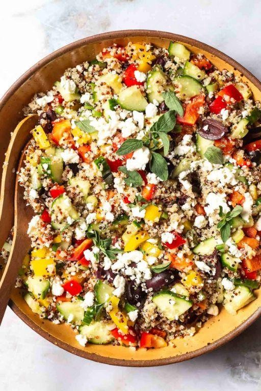 Mediterranean Cod and Quinoa Bowl with Kalamata Olives