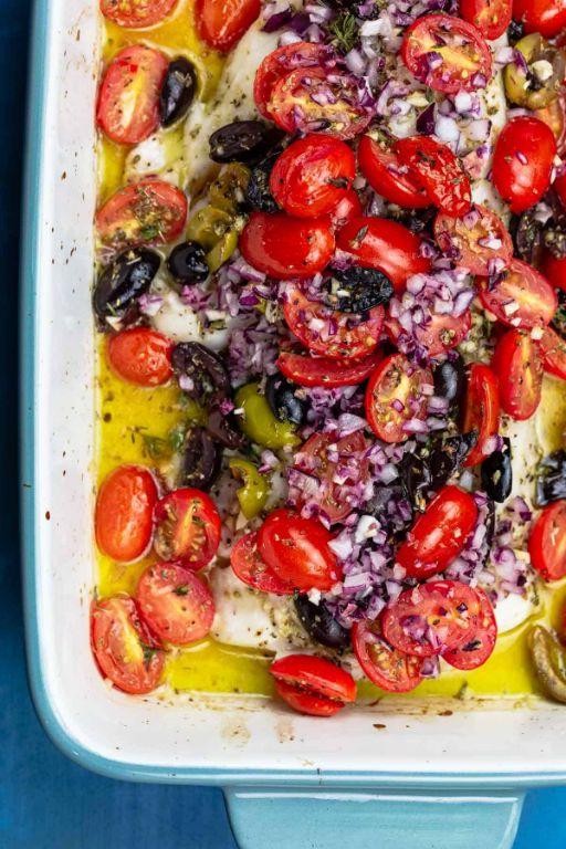 Mediterranean Cod with Saffron and Cherry Tomatoes