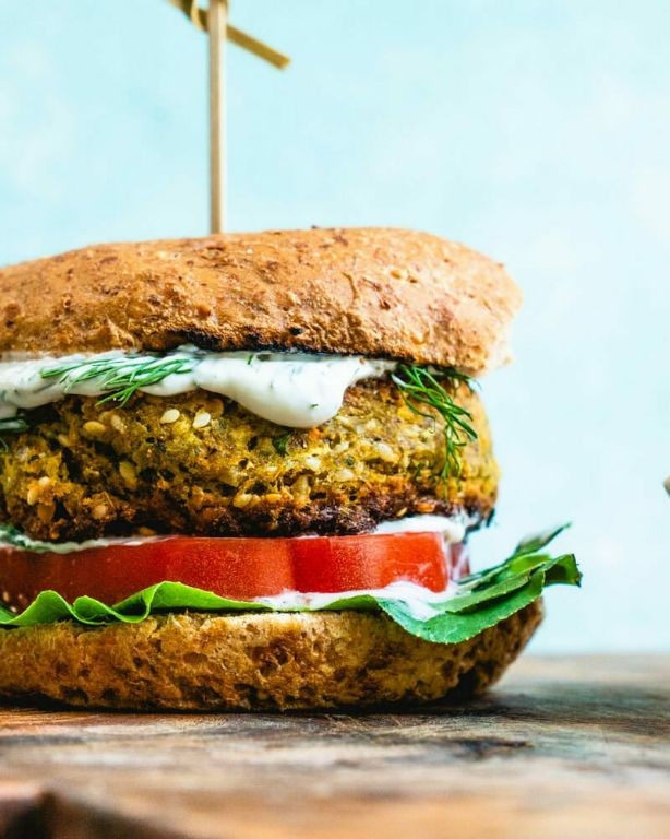 Mediterranean Falafel Burger