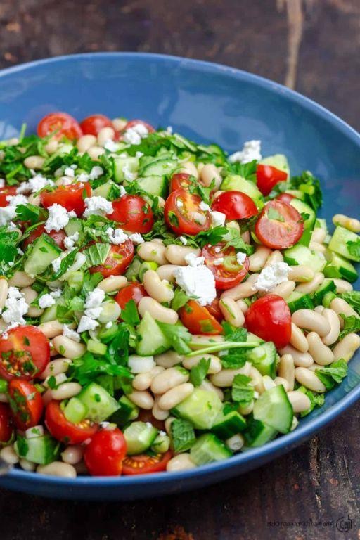 Mediterranean Great Northern Bean Salad
