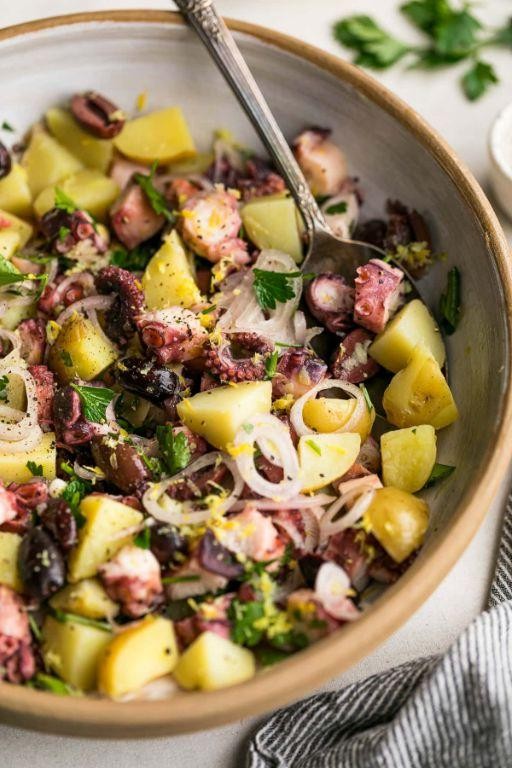 Mediterranean Octopus Salad