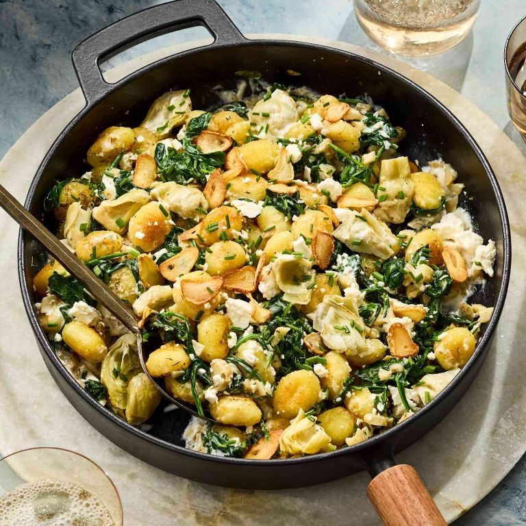 Mediterranean Olive and Artichoke Gnocchi