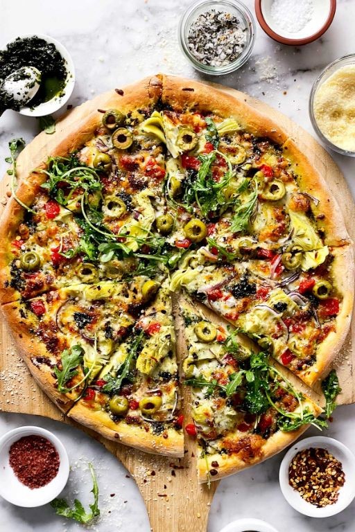 Mediterranean Olive and Caper Pizza Sauce