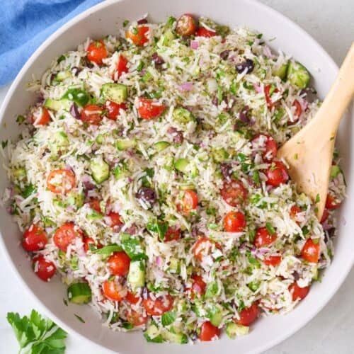 Mediterranean Rice A Roni with Feta and Olives