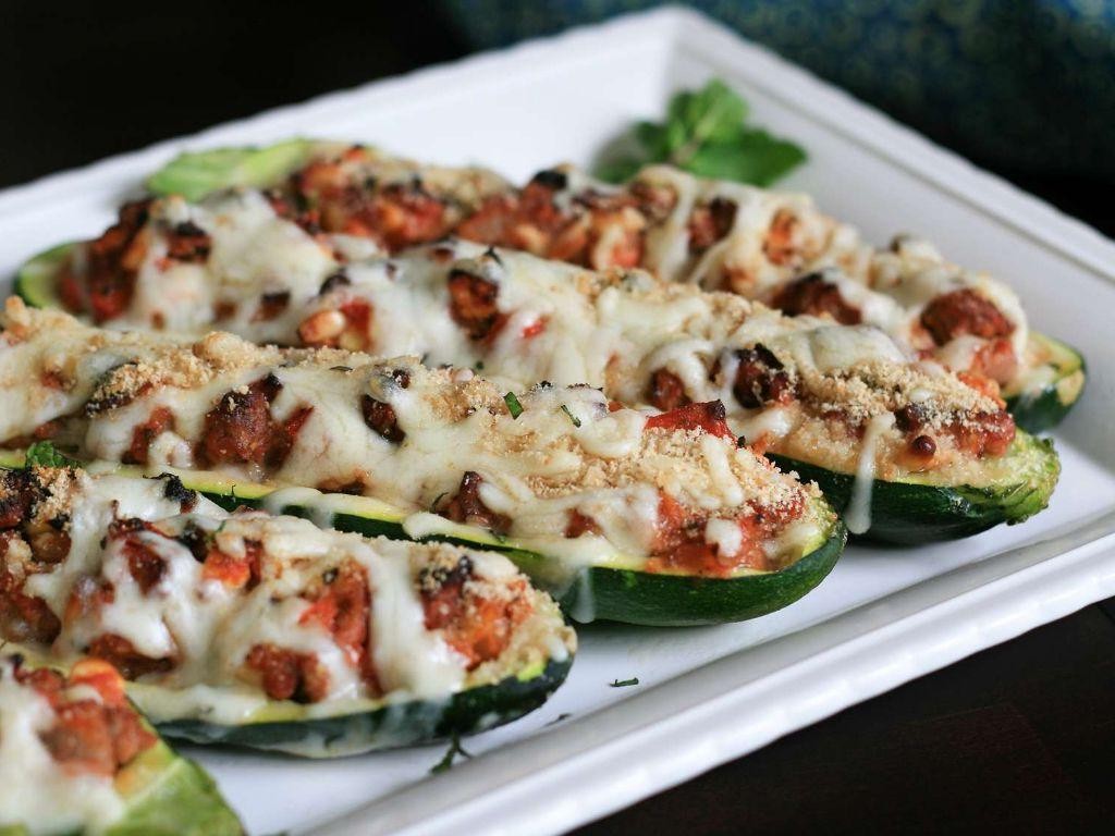 Mediterranean Stuffed Zucchini Boats