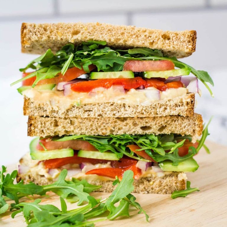 Mediterranean Veggie Sandwich