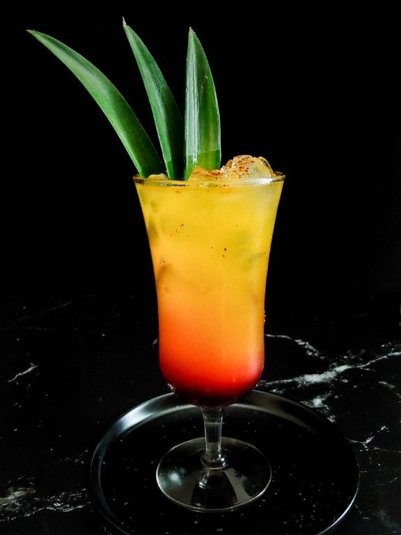Mesquite-Smoked Tequila Sunrise