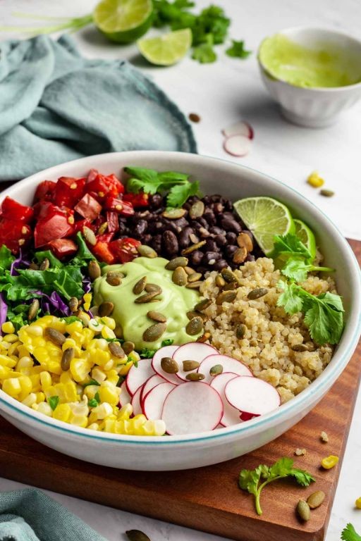 Mexican Black Bean and Avocado Buddha Bowl