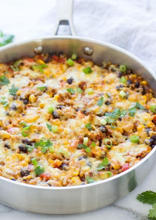 Mexican Black Bean and Rice Casserole