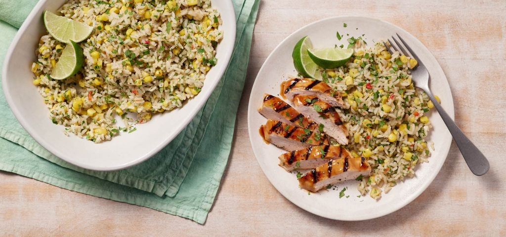 Mexican Cilantro Rice with Corn