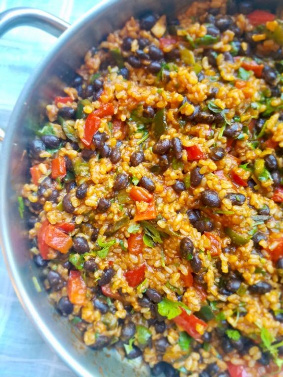 Mexican Style Rice A Roni with Black Beans