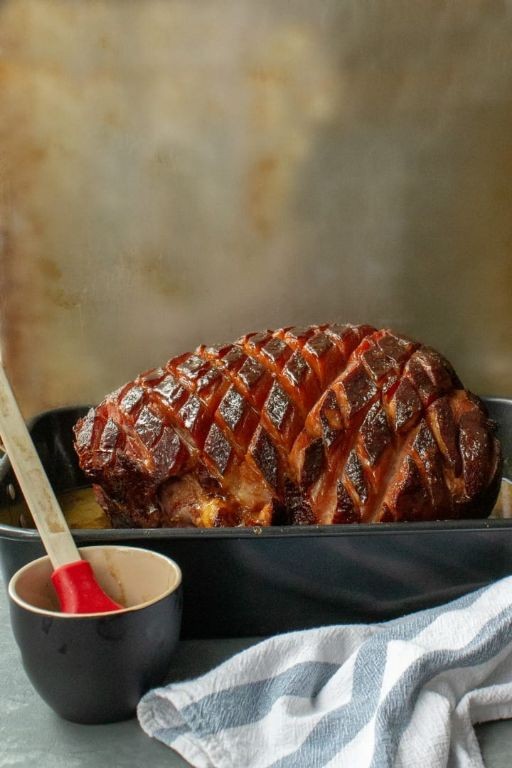 Meyers Dark Rum Glazed Ham