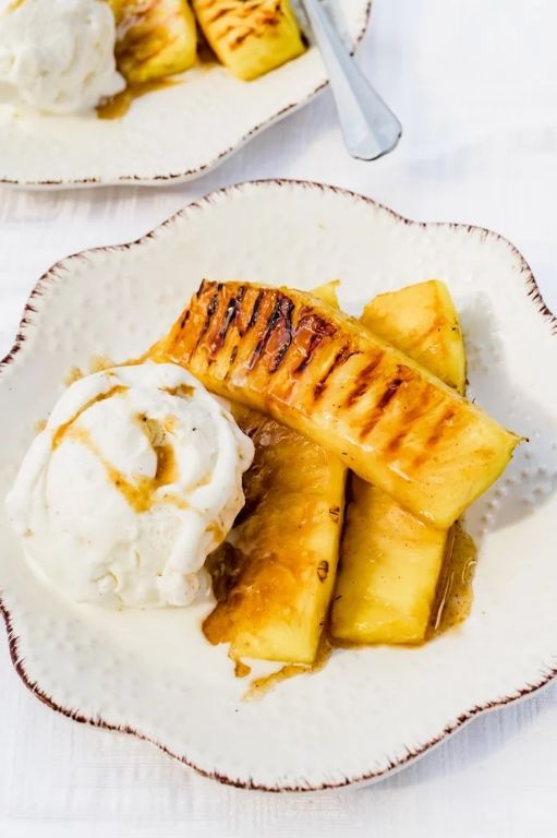 Meyers Dark Rum Grilled Pineapple