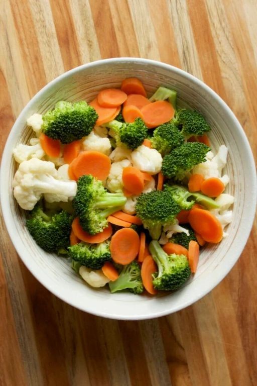 Microwave Broccoli and Cauliflower Medley