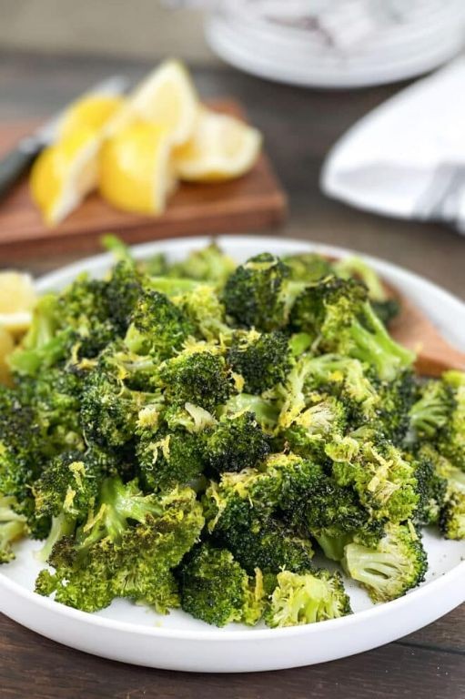 Microwave Broccoli with Lemon Zest and Butter