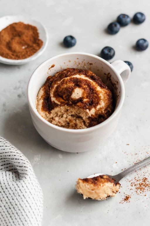 Microwave Cinnamon Roll in a Mug