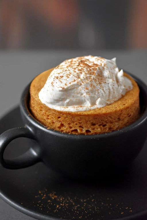 Microwave Pumpkin Spice Cake