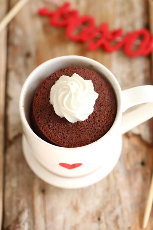 Microwave Red Velvet Mug Cake