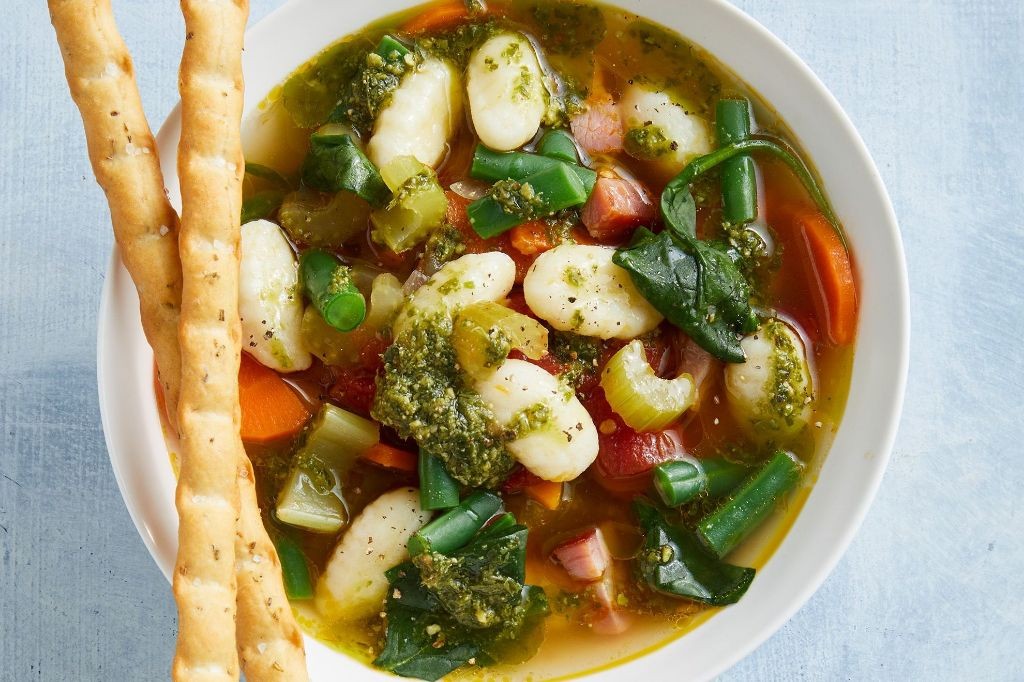 Minestrone Style Gnocchi Soup