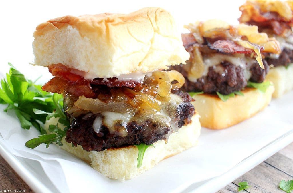Mini Beef Sliders with Caramelized Onions