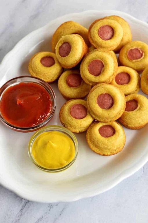Mini Corn Dog Muffins