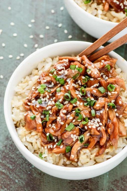 Mini Crock Pot Teriyaki Chicken