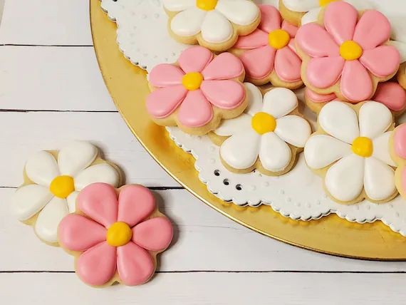 Mini Flower Petal Cookies