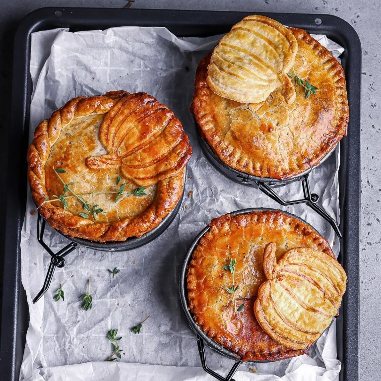 Mini Individual Turkey Pot Pies