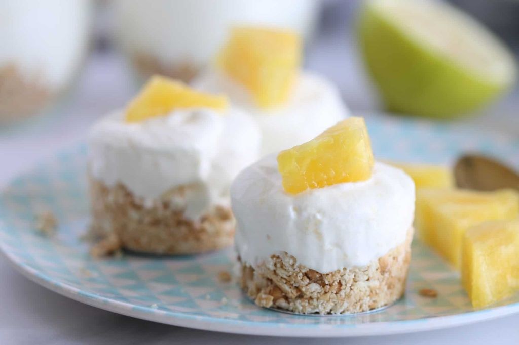 Mini Pineapple Cheesecake Bites