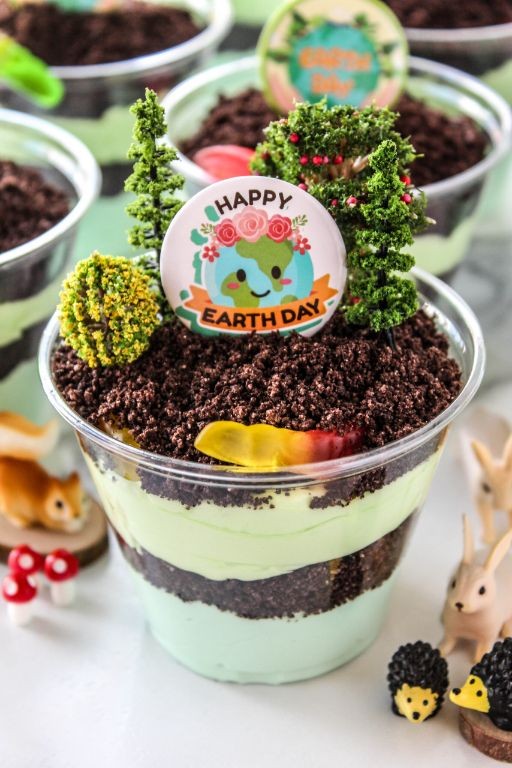 Mint Chocolate Dirt Cake