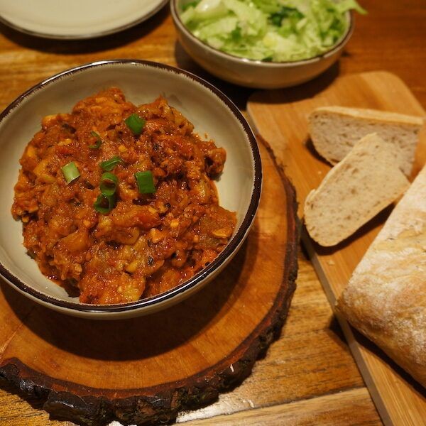 Mirza Ghasemi (Smoky Eggplant Dip)