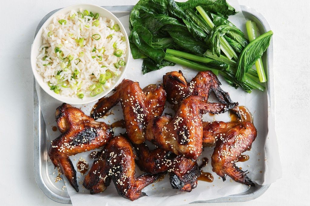 Miso Ginger Baked Wings